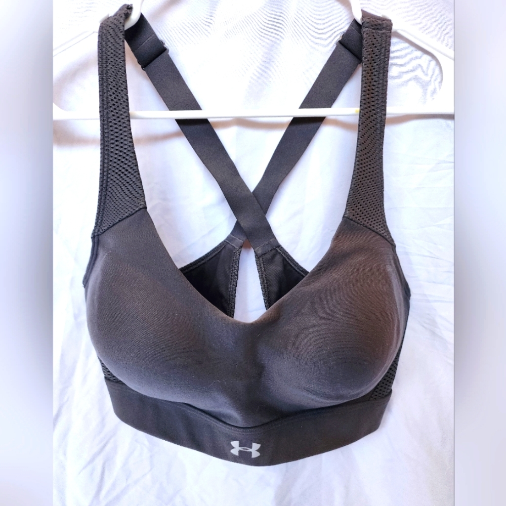 Under Armour Infinity High Crossback Sports Bra Size LG